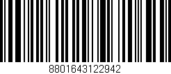 Código de barras (EAN, GTIN, SKU, ISBN): '8801643122942'