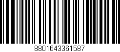 Código de barras (EAN, GTIN, SKU, ISBN): '8801643361587'