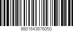Código de barras (EAN, GTIN, SKU, ISBN): '8801643876050'