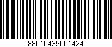 Código de barras (EAN, GTIN, SKU, ISBN): '88016439001424'