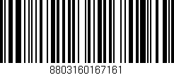 Código de barras (EAN, GTIN, SKU, ISBN): '8803160167161'