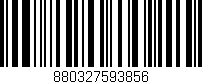 Código de barras (EAN, GTIN, SKU, ISBN): '880327593856'
