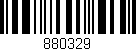Código de barras (EAN, GTIN, SKU, ISBN): '880329'