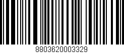 Código de barras (EAN, GTIN, SKU, ISBN): '8803620003329'