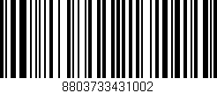 Código de barras (EAN, GTIN, SKU, ISBN): '8803733431002'