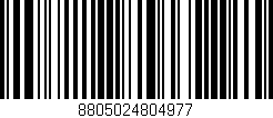 Código de barras (EAN, GTIN, SKU, ISBN): '8805024804977'