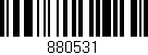 Código de barras (EAN, GTIN, SKU, ISBN): '880531'