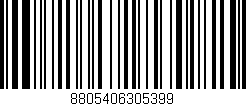Código de barras (EAN, GTIN, SKU, ISBN): '8805406305399'