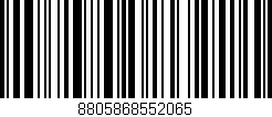 Código de barras (EAN, GTIN, SKU, ISBN): '8805868552065'