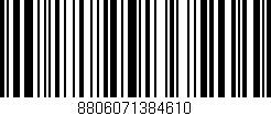 Código de barras (EAN, GTIN, SKU, ISBN): '8806071384610'