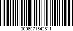 Código de barras (EAN, GTIN, SKU, ISBN): '8806071642611'