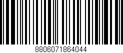 Código de barras (EAN, GTIN, SKU, ISBN): '8806071864044'