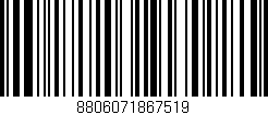 Código de barras (EAN, GTIN, SKU, ISBN): '8806071867519'