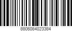 Código de barras (EAN, GTIN, SKU, ISBN): '8806084023384'