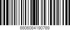 Código de barras (EAN, GTIN, SKU, ISBN): '8806084190789'