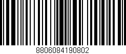Código de barras (EAN, GTIN, SKU, ISBN): '8806084190802'