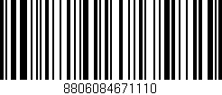 Código de barras (EAN, GTIN, SKU, ISBN): '8806084671110'