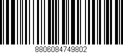 Código de barras (EAN, GTIN, SKU, ISBN): '8806084749802'