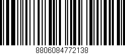 Código de barras (EAN, GTIN, SKU, ISBN): '8806084772138'