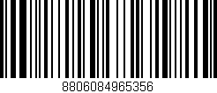 Código de barras (EAN, GTIN, SKU, ISBN): '8806084965356'