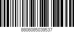 Código de barras (EAN, GTIN, SKU, ISBN): '8806085039537'