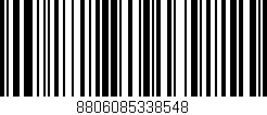 Código de barras (EAN, GTIN, SKU, ISBN): '8806085338548'