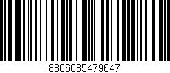Código de barras (EAN, GTIN, SKU, ISBN): '8806085479647'