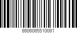 Código de barras (EAN, GTIN, SKU, ISBN): '8806085510081'