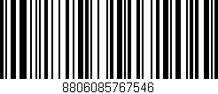 Código de barras (EAN, GTIN, SKU, ISBN): '8806085767546'