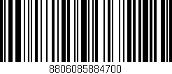 Código de barras (EAN, GTIN, SKU, ISBN): '8806085884700'