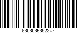 Código de barras (EAN, GTIN, SKU, ISBN): '8806085892347'