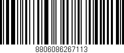 Código de barras (EAN, GTIN, SKU, ISBN): '8806086267113'