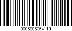 Código de barras (EAN, GTIN, SKU, ISBN): '8806086364119'