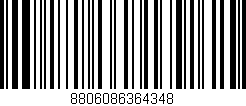 Código de barras (EAN, GTIN, SKU, ISBN): '8806086364348'