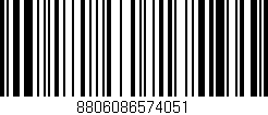 Código de barras (EAN, GTIN, SKU, ISBN): '8806086574051'