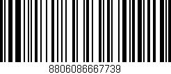 Código de barras (EAN, GTIN, SKU, ISBN): '8806086667739'