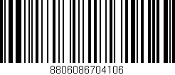 Código de barras (EAN, GTIN, SKU, ISBN): '8806086704106'