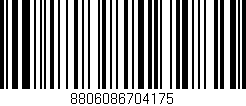 Código de barras (EAN, GTIN, SKU, ISBN): '8806086704175'