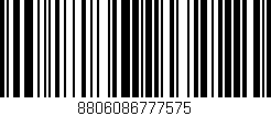 Código de barras (EAN, GTIN, SKU, ISBN): '8806086777575'