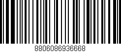 Código de barras (EAN, GTIN, SKU, ISBN): '8806086936668'