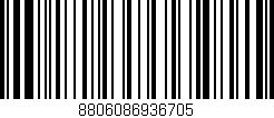 Código de barras (EAN, GTIN, SKU, ISBN): '8806086936705'