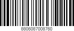 Código de barras (EAN, GTIN, SKU, ISBN): '8806087008760'