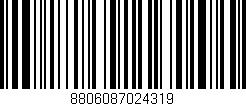Código de barras (EAN, GTIN, SKU, ISBN): '8806087024319'