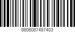 Código de barras (EAN, GTIN, SKU, ISBN): '8806087497403'