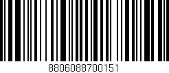 Código de barras (EAN, GTIN, SKU, ISBN): '8806088700151'