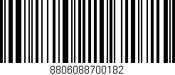 Código de barras (EAN, GTIN, SKU, ISBN): '8806088700182'