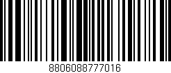 Código de barras (EAN, GTIN, SKU, ISBN): '8806088777016'