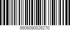 Código de barras (EAN, GTIN, SKU, ISBN): '8806090026270'