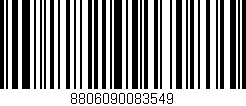 Código de barras (EAN, GTIN, SKU, ISBN): '8806090083549'