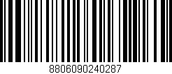 Código de barras (EAN, GTIN, SKU, ISBN): '8806090240287'